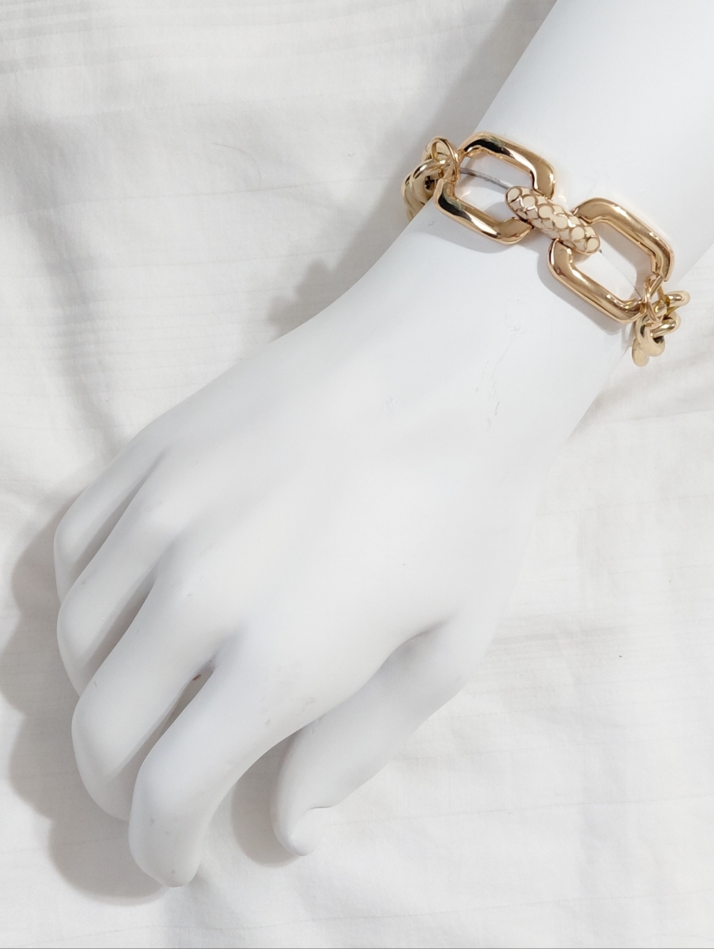 Coach Gold Chunky CC Bracelet - Picture 2 of 4
